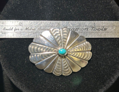 Native American Navajo Sterling Silver with Turquoise Pin  | eBay | eBay US