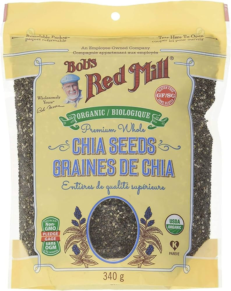 Bob's Red Mill Organic Chia Seeds, 340g | Amazon (CA)