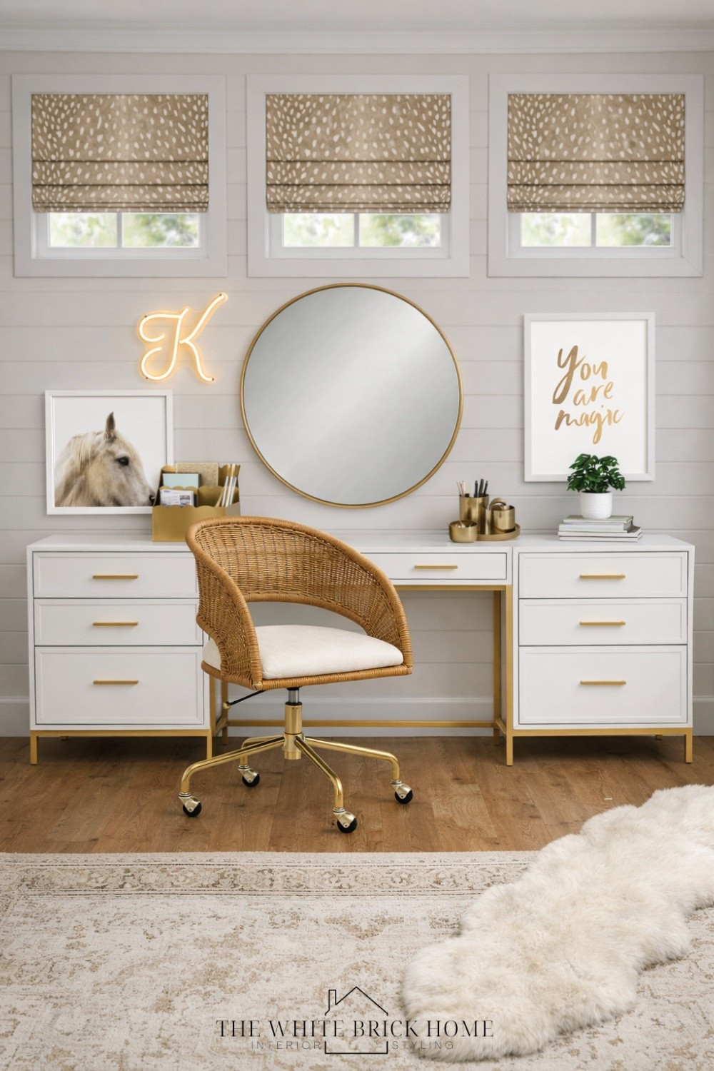 Golden accents, warm wood tones, and playful personal touches make this desk book the perfect blend of charming, stylish, and inspiring for everyday creativity. 
🖤🖤
Girls room, girls bedroom, girls room design, girls room decor, girls room chair, desk chair, girls room desk, girls room wall art, girls room mirror, girls room rug, girls room design, girls room decor ideas boho, girls room wall art, desk, teen girl, teen girl bedroom, teen bedroom decor, pottery barn teen, pottery barn, wayfair, minted, Etsy 


#LTKSeasonal #LTKKids #LTKHome