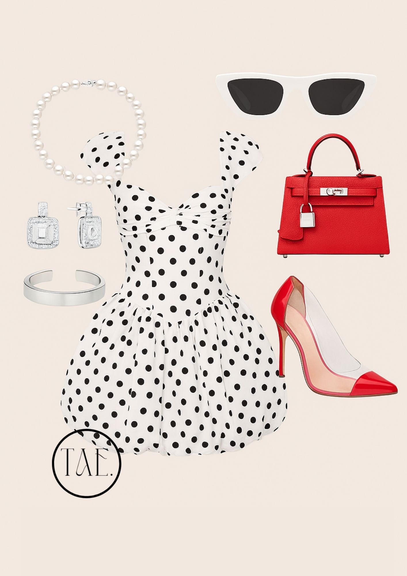 Parisian Summer Dollcore 💋✨
Stepping out in vintage-inspired glam with this polka dot puff dress moment. I paired it with bold red heels, a structured mini bag, and white cat-eye sunnies for the ultimate retro-luxe energy. Obsessed with how timeless yet playful this look is — so many of these pieces are affordable luxe finds and linked for you to shop now!

🖤 Tap to recreate the look
👜 Shop this aesthetic via my LTK
💌 Save for your next vacation or brunch edit

#LTKStyle #LTKSummer #LTKUnder100 #DollcoreAesthetic #VintageGlam #OldMoneyStyle #PolkaDotDress #RedHeels #SummerOutfitInspo #ParisianStyle #ElegantLooks #OutfitDetails #RomanticStyle #RetroChic #FeminineFashion