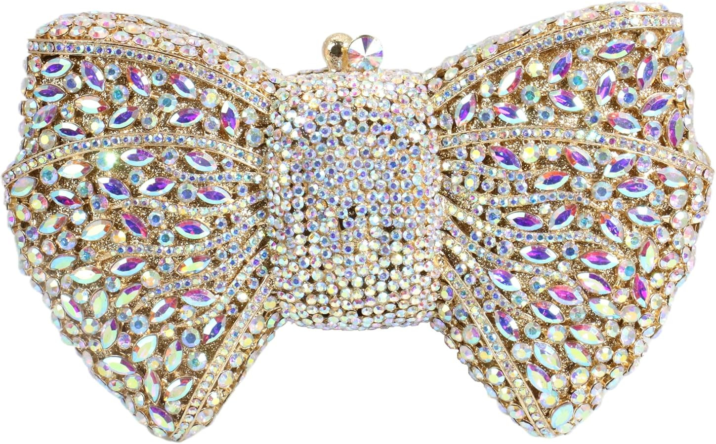 Women Bowknot Shaped Evening Clutch Handbag | Amazon (US)