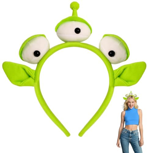 UV-BANS Alien Headband for Alien Costume Women Men & Adult, Halloween Headband Alien Ears Party Cosplay Costume Hair Accessories | Amazon (US)