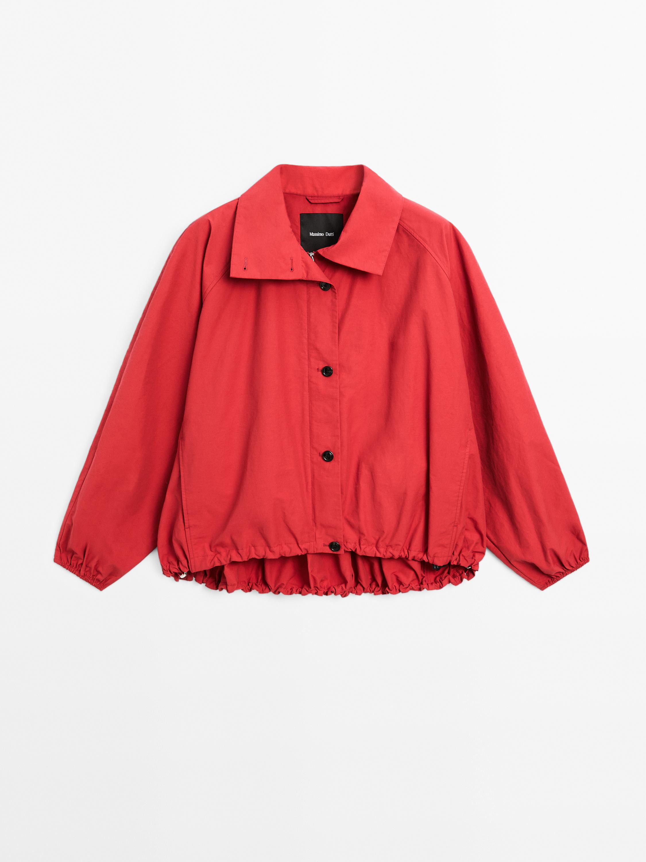 High neck bomber puff jacket | Massimo Dutti UK