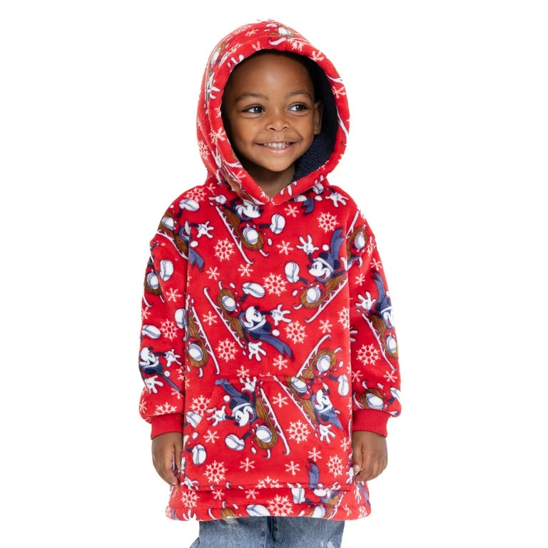 Disney Mickey Mouse Toddler Boys Super Soft Snugit Hoodie, Sizes 12 Months-5T | Walmart (US)