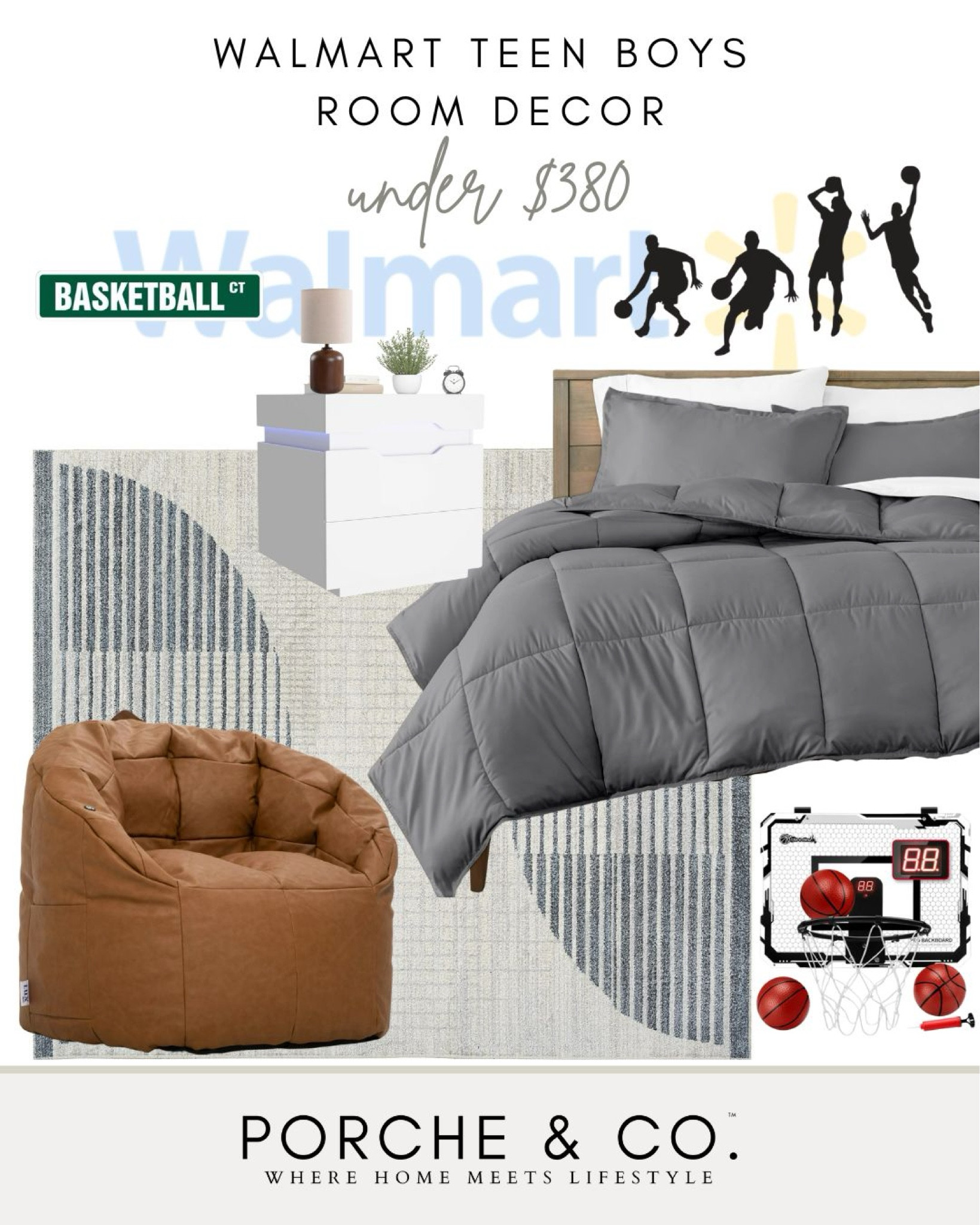 Walmart teen room, teen boys room, Walmart decor
#visionboard #moodboard #porcheandco

#LTKstyletip #LTKhome #LTKkids