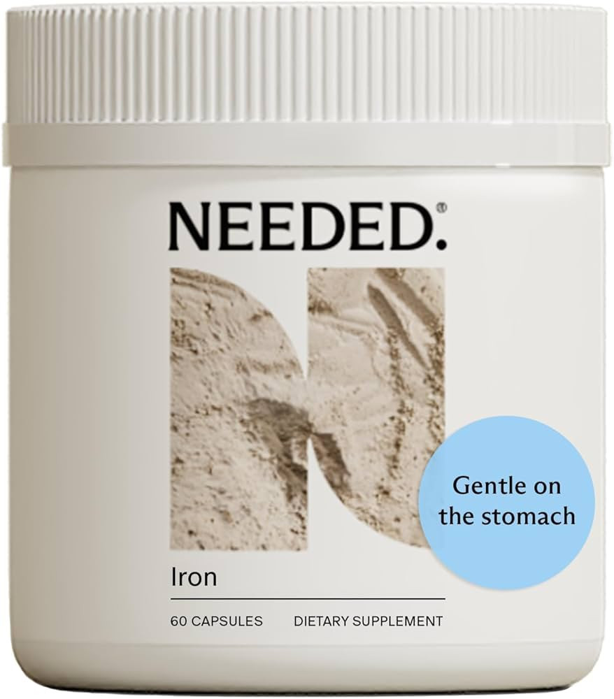 Needed. Prenatal Iron Supplement - Pregnancy, Breastfeeding, Postpartum - Aids Energy, Birth Weig... | Amazon (US)