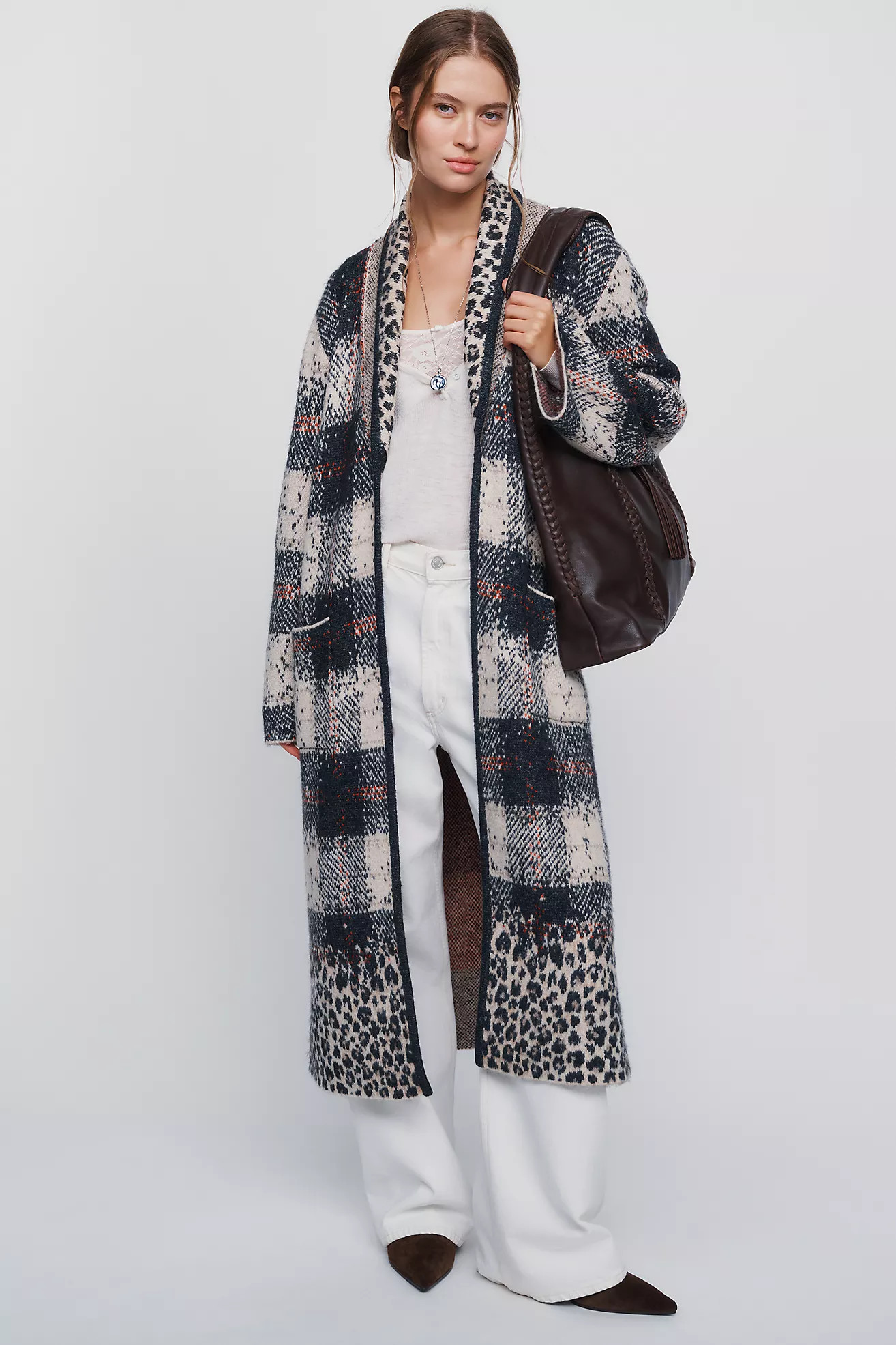 Cotton Cashmere Blend Duster Cardigan | Anthropologie (US)