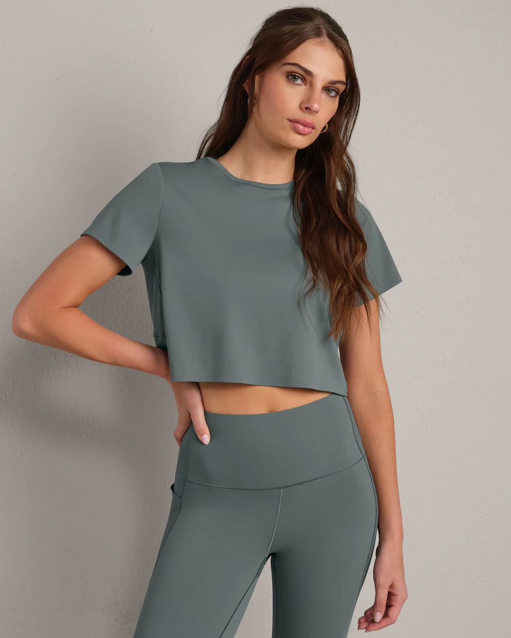 Serene Cropped Tee | Rhone Apparel | Rhone