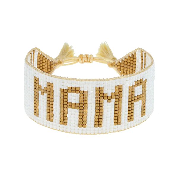 White & Gold MAMA Bracelet | HART