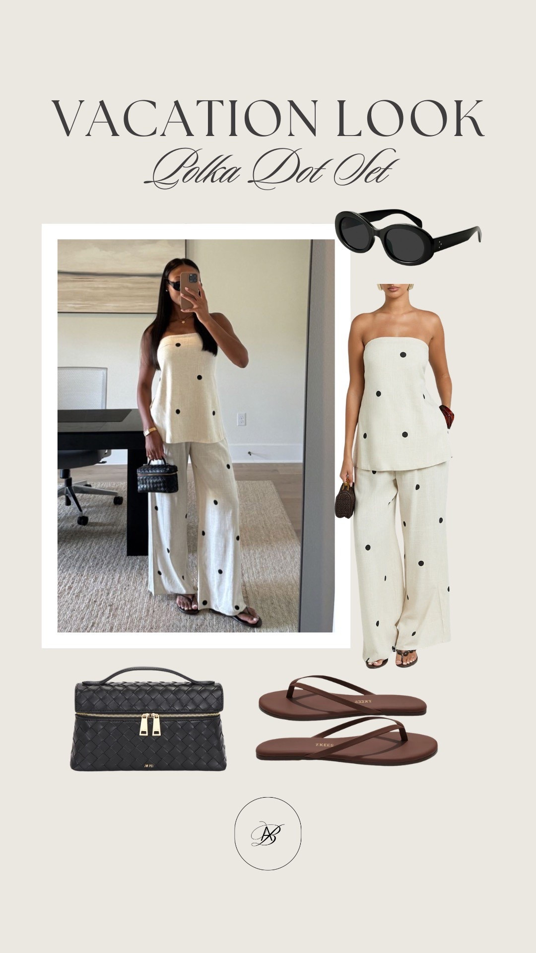 Obsessed with this polka dot set, especially as a vacation look 🤍

summer style, summer outfit, summer outfit inspo, resort wear, vacation outfit, polka dot set, summer wardrobe 

#LTKTravel #LTKootd #LTKSeasonal