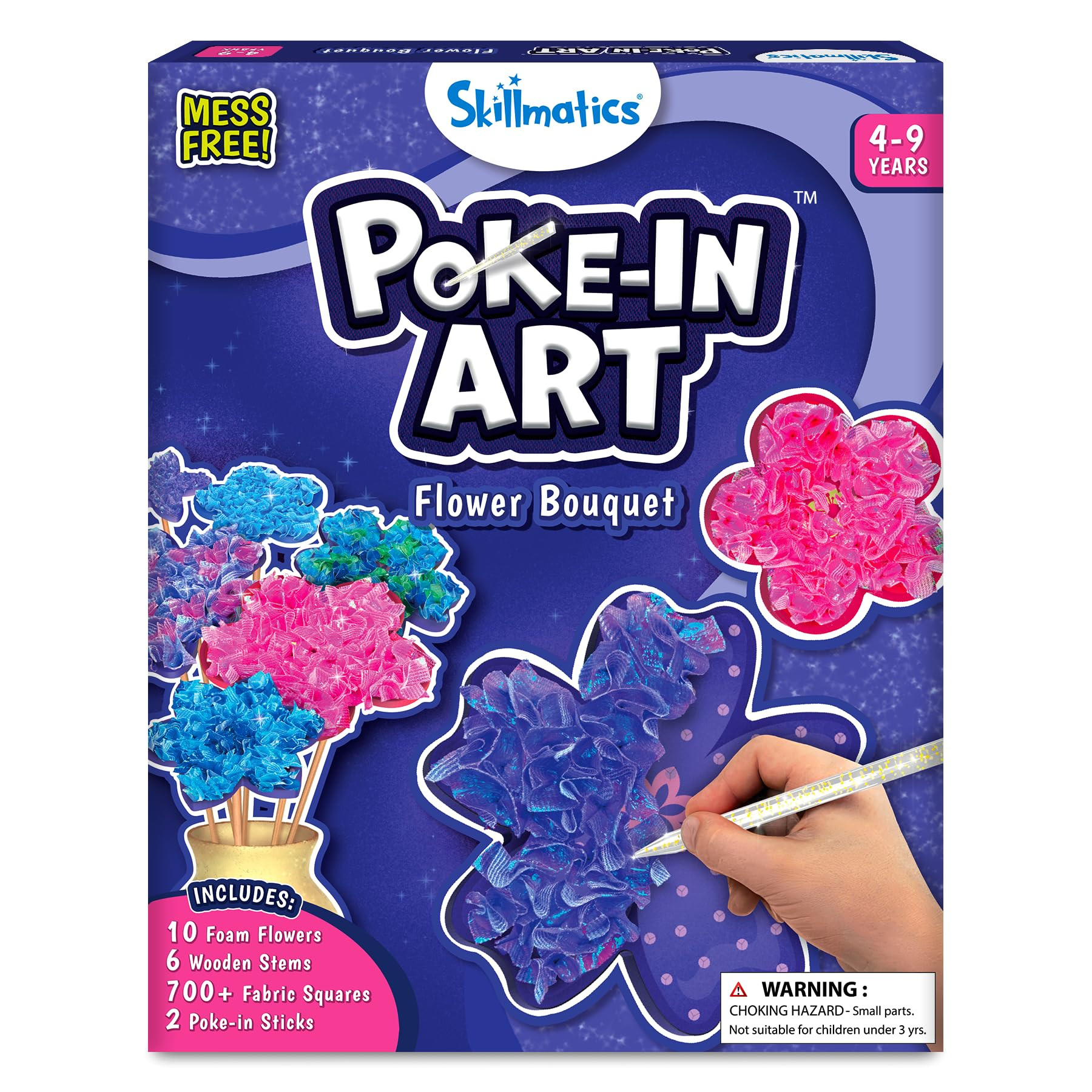 Skillmatics Poke-in Art - Flower Bouquet, Mess-Free Creative Activity, DIY Wood Craft Kits, Gifts... | Amazon (US)