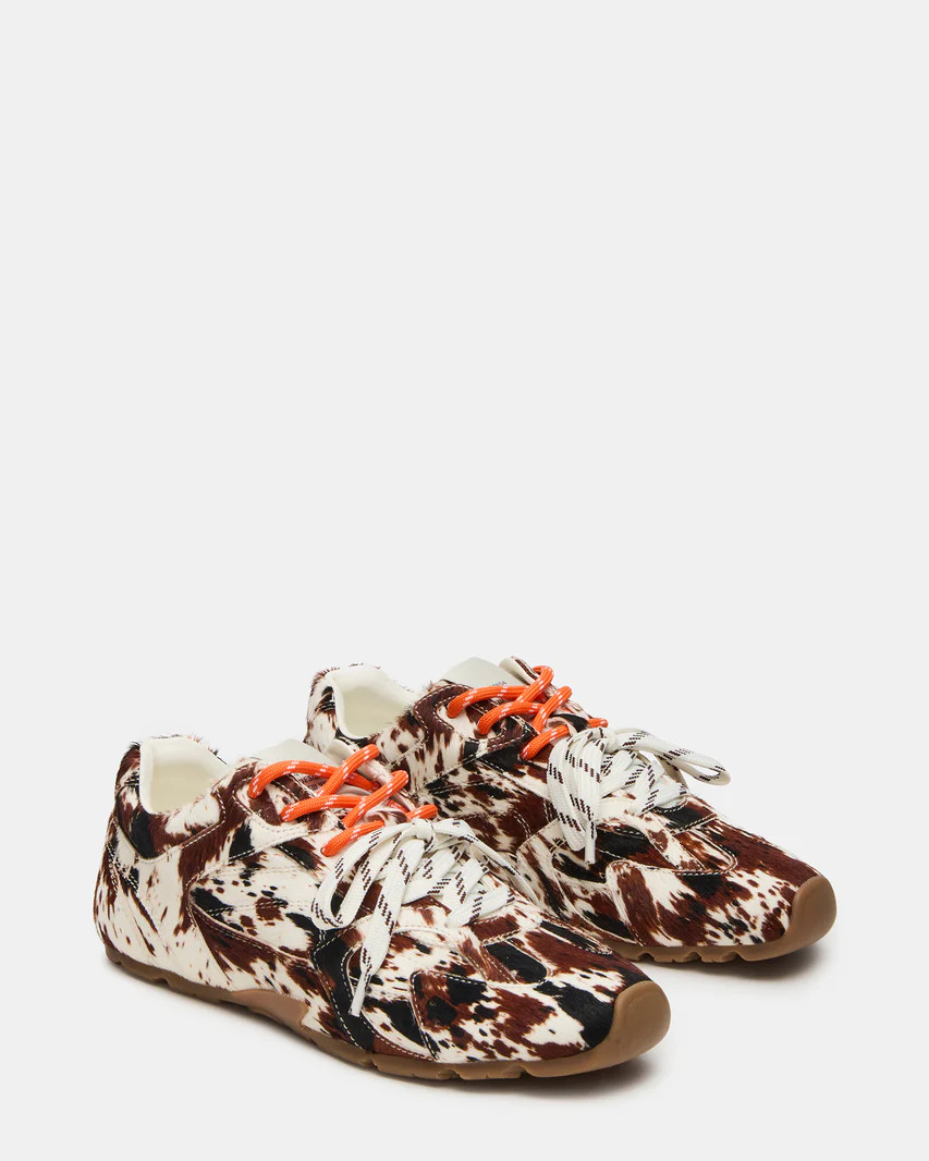 Aziel Brown Cow Print | Steve Madden (US)