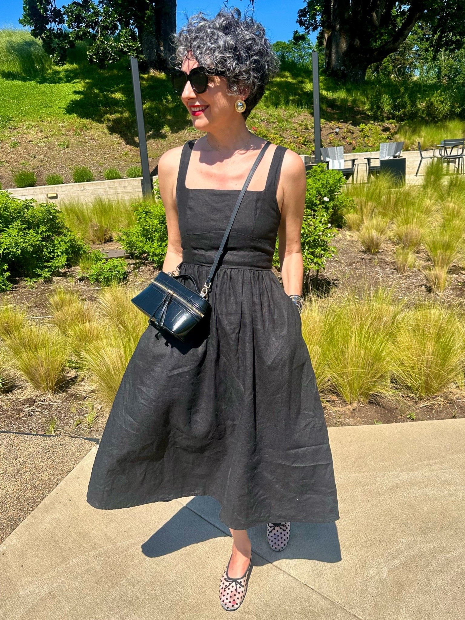 Sunday OOTD - Wearing a small in dress. Exact shoes are Walmart but sold out so I linked a similar pair!

#LTKootd