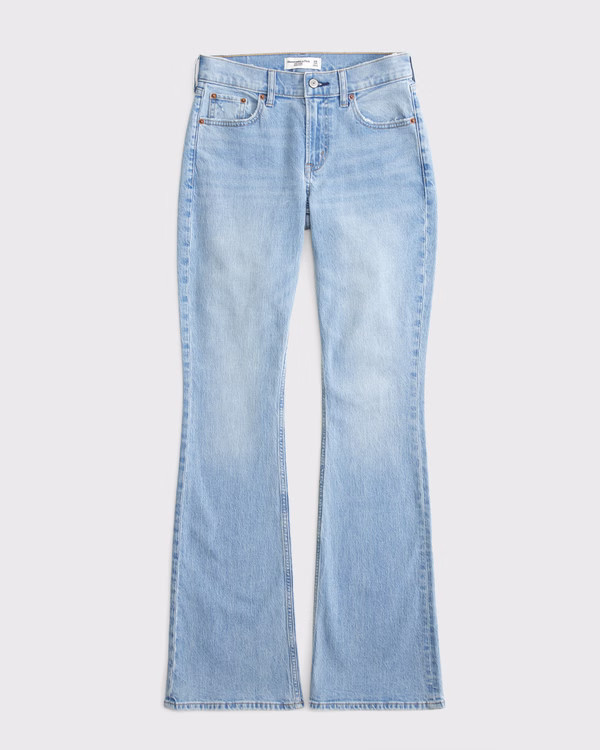 Women's Mid Rise Bootcut Jean | Women's Bottoms | Abercrombie.com | Abercrombie & Fitch (US)