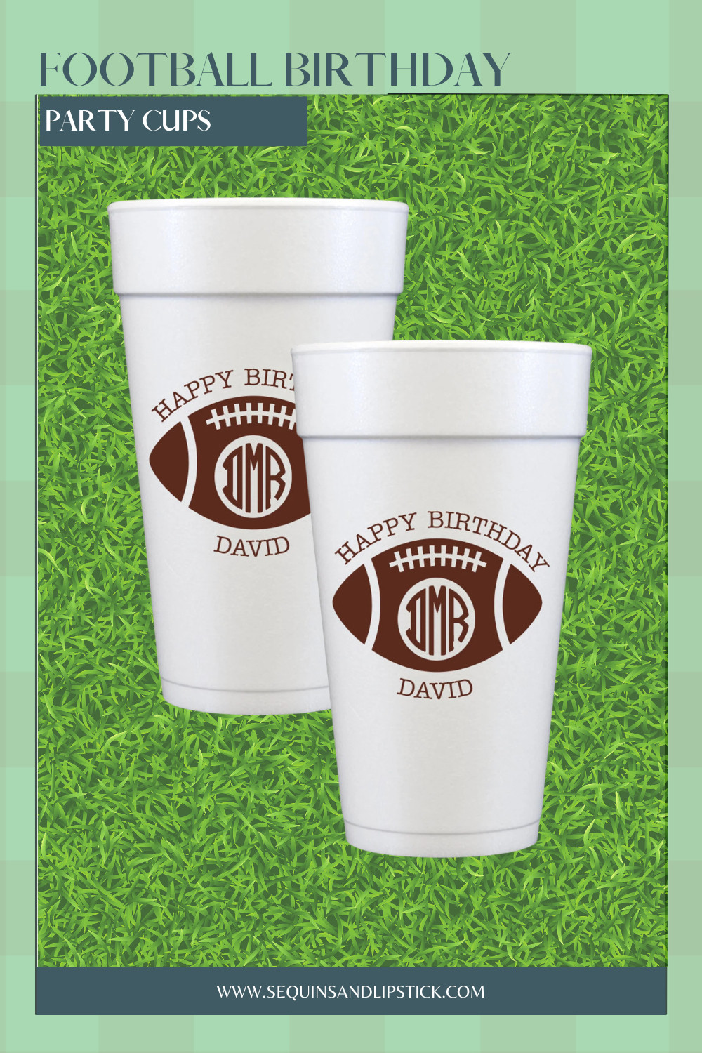 Score a touchdown with your party details! 🏈🎉 These personalized football birthday cups are perfect for football-themed birthdays, tailgates, game day celebrations, and sports-loving kids or adults. Customize them with a name, monogram, or special message for a fun party detail guests will love. Add them to your drink station for an easy, personalized touch that makes the whole celebration feel extra special! 

 #LTKSeasonal #LTKKids #LTKMens