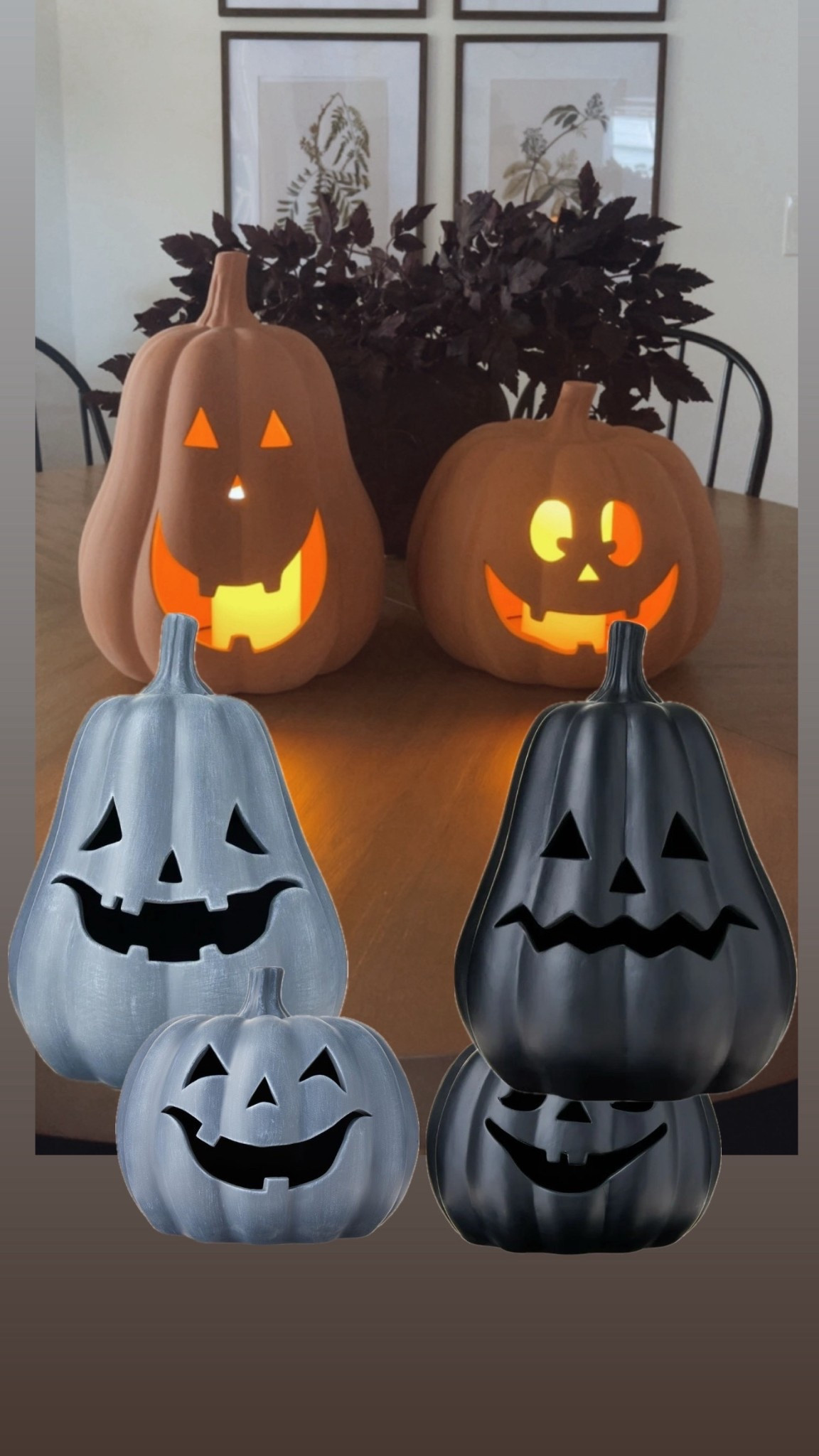 My Clay Jack o lanterns are back this year and now come in gray and black! 

These will go quick! 

#LTKFindsUnder50 #LTKSeasonal #LTKStyleTip