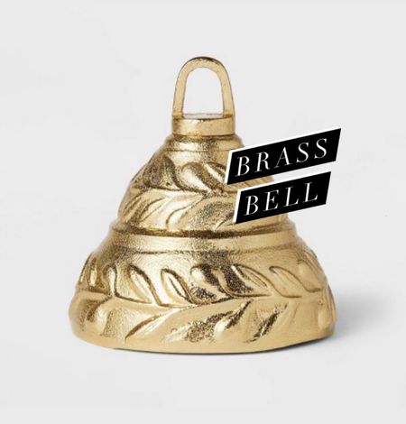 the brass bell is back at target! plus other new (cute!) christmas decor.

#LTKSeasonal #LTKHoliday #LTKhome