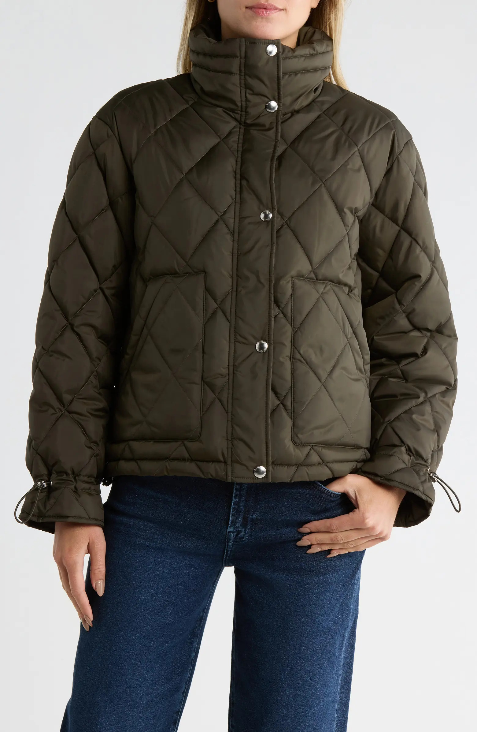 Sam Edelman Patch Pocket Quilted Jacket | Nordstromrack | Nordstrom Rack