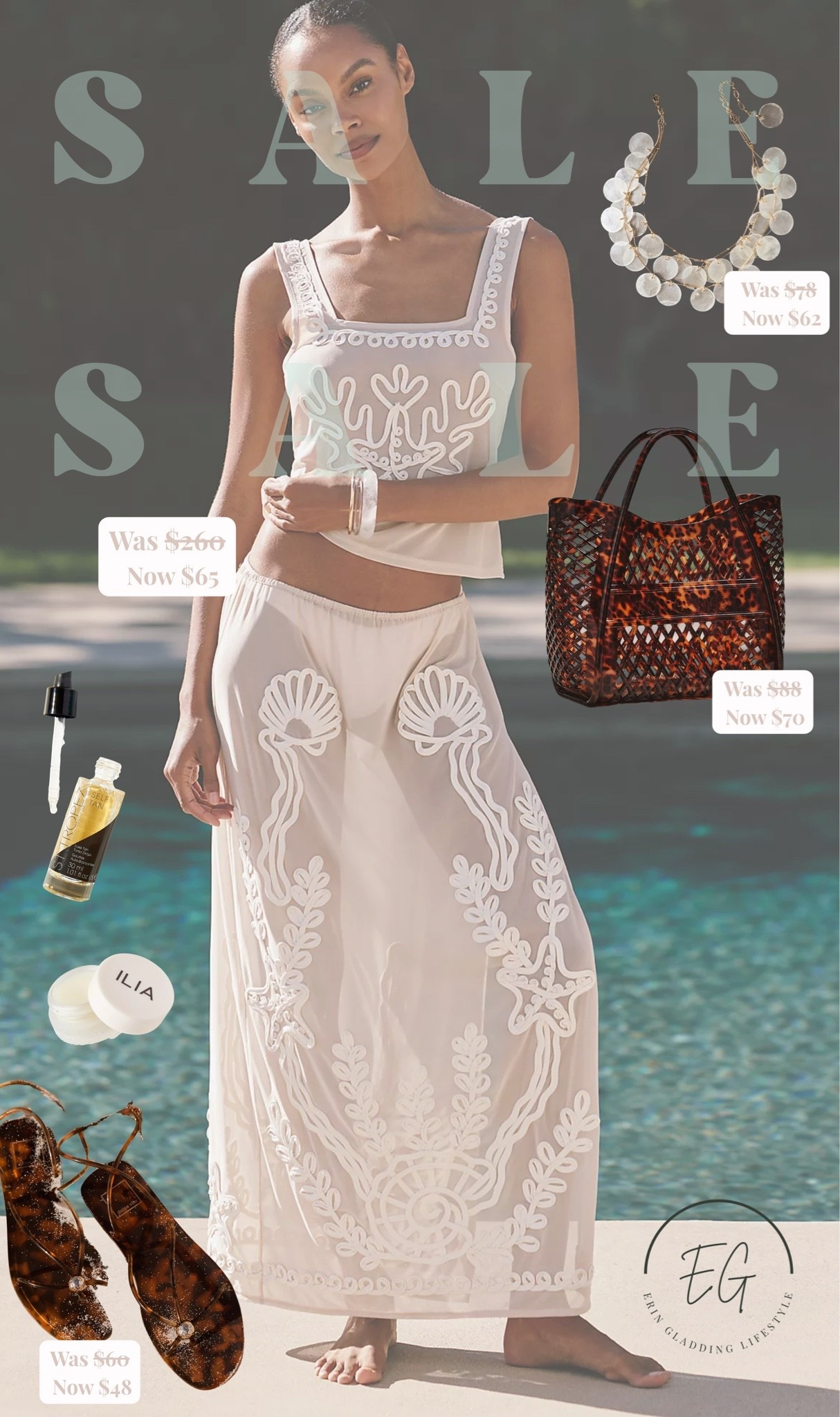 Vacation outfit. This is such a stunner! I’ve had this set (separates) in my cart and I couldn’t believe when the price dropped today!

#LTKTravel #LTKSaleAlert #LTKselfcare