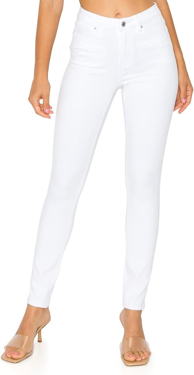 KHAKI & BLUE Cali1850 Women’s The Everyday Garment-Dyed Skinny Jeans – Soft Stretchy High Ris... | Amazon (US)