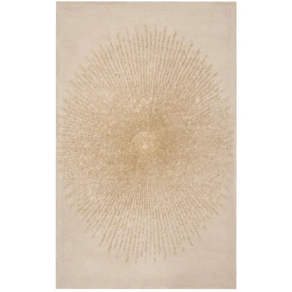 Amier Hand Tufted Wool, Viscose, And Cotton With Latex Abstract Rug | Wayfair North America