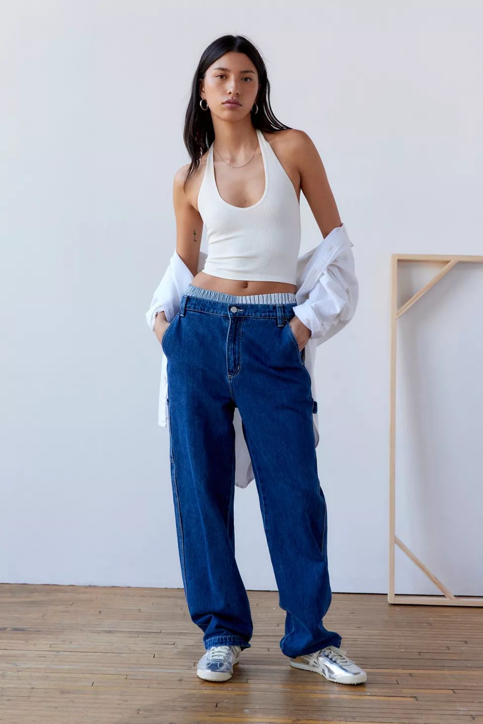 Out From Under Jackie Seamless Cropped Halter Top | Urban Outfitters (US and RoW)