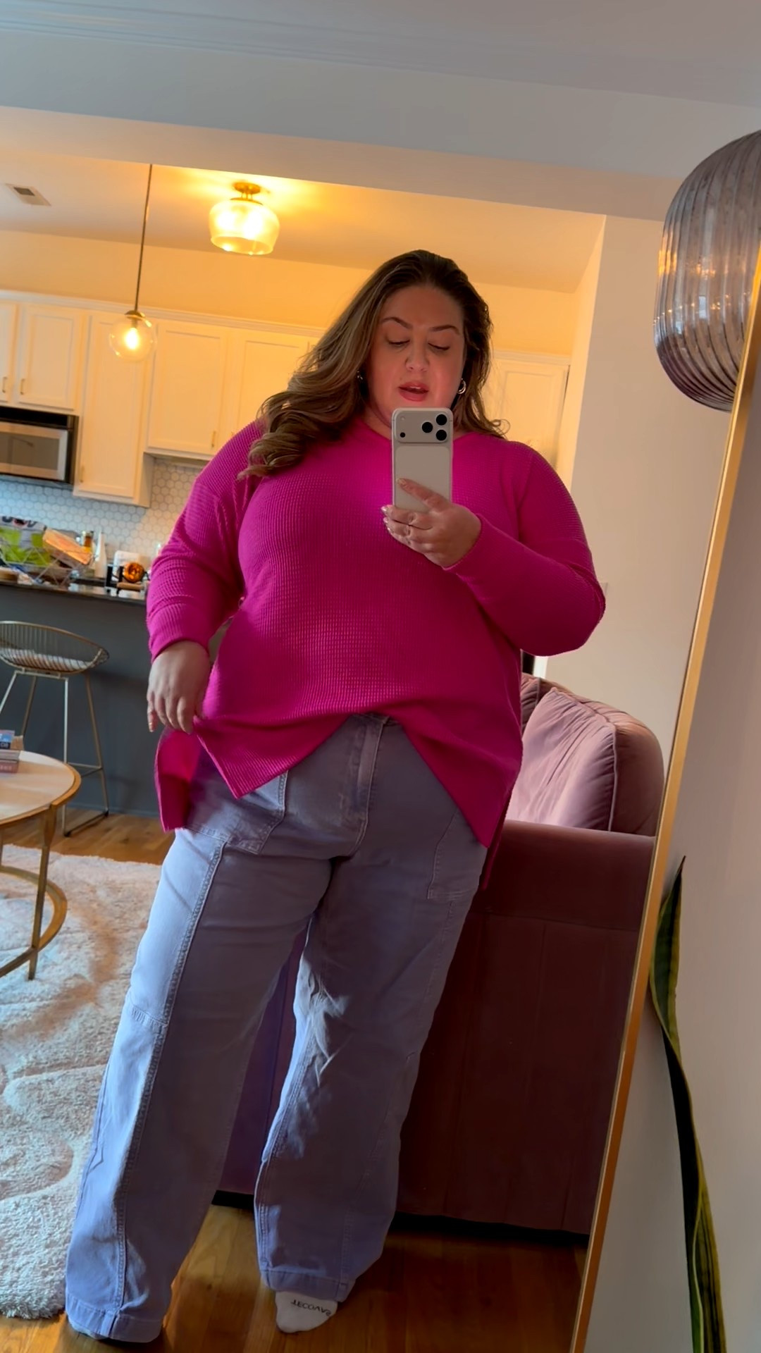 the coziest comfiest outfit for the cold weather and going out for dinner. literally 50% off right now. pants are under $50 and tee is $25! 

#LTKPlusSize #LTKootd #LTKSaleAlert