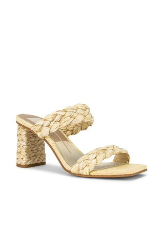 Dolce Vita Paily Raffia Heel in Vanilla from Revolve.com | Revolve Clothing (Global)