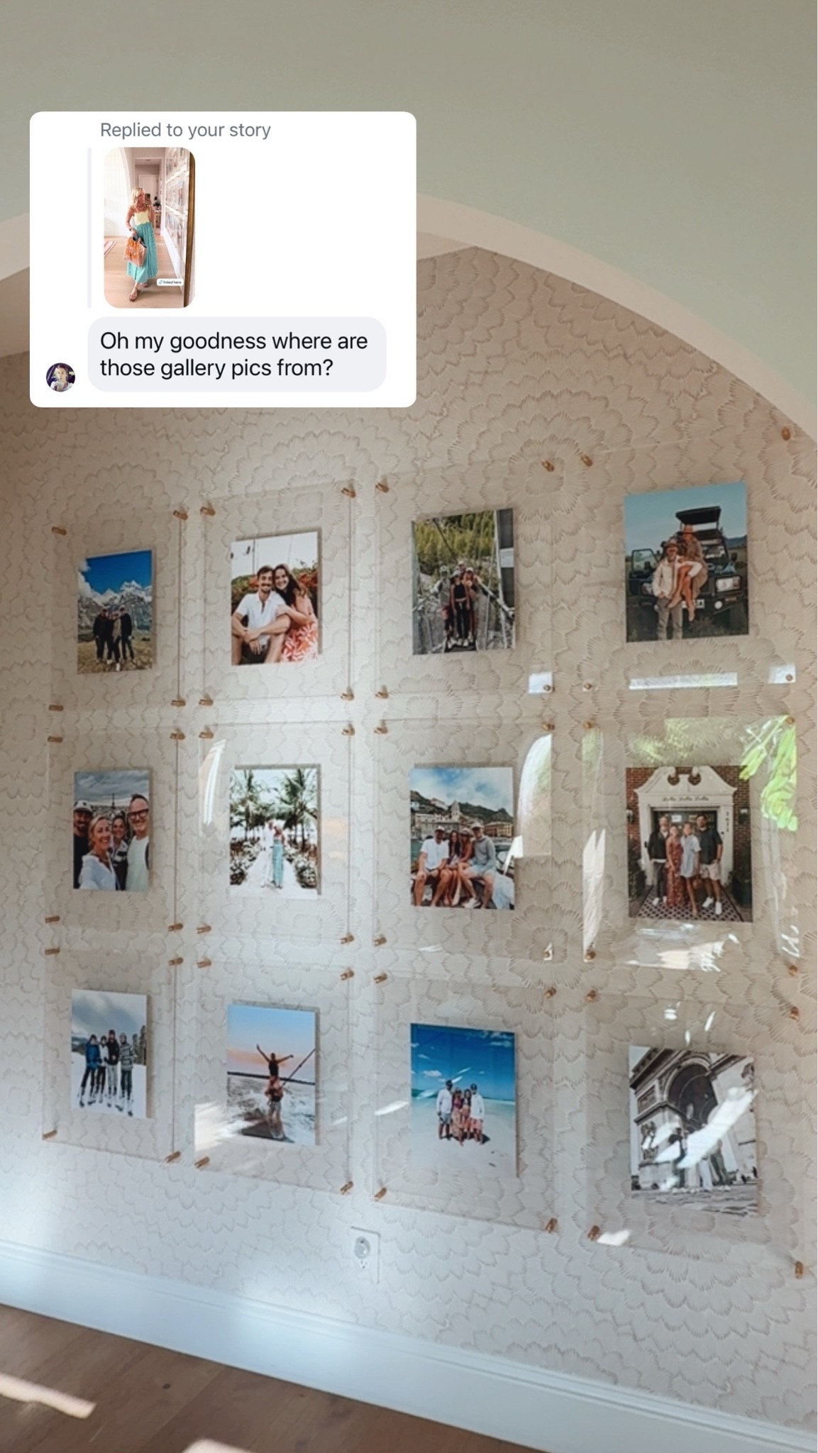 Love these floating acrylic frames! We have the 23x19 size, perfect for filling a large wall without a heavy visual footprint.

#LTKOver40 #LTKHome