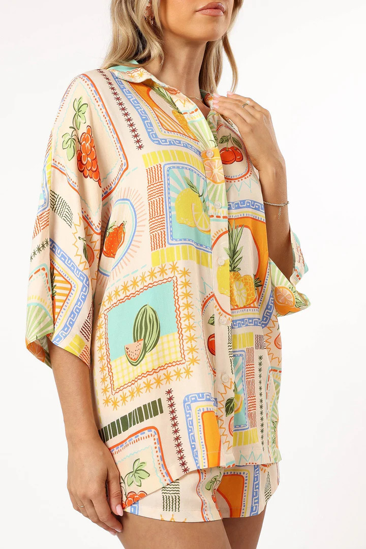 Olena Shirt - Agata Print | Petal & Pup (US)