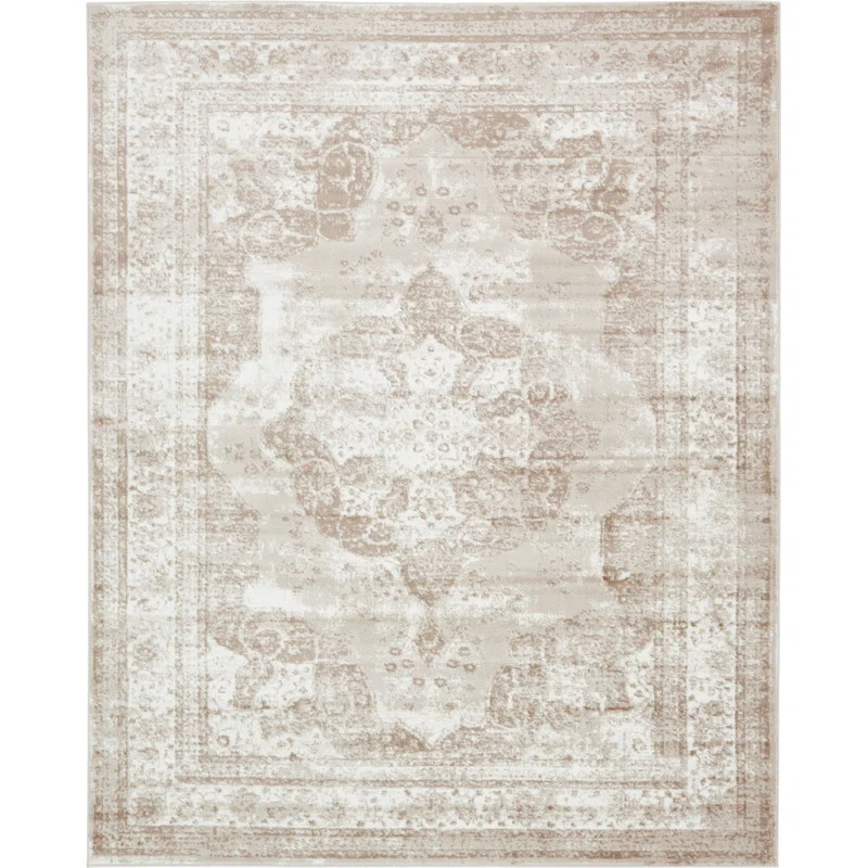Brandt Oriental Brown/Beige/Ivory Area Rug | Wayfair North America