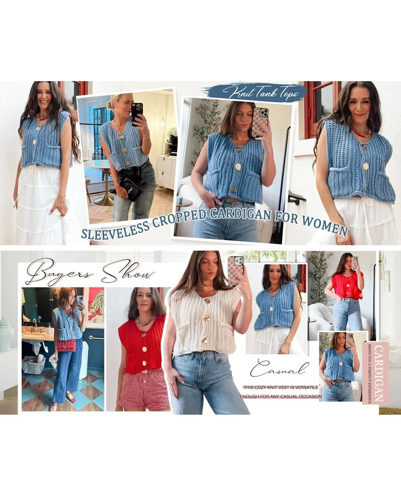 Elevate your wardrobe with this button-down cardigan sweater vest featuring a textured knit, gold-tone buttons, and flattering structured pockets. Perfect for layering or wearing on its own, this versatile piece pairs beautifully with almost anything. A must-have for cozy, casual, and chic fall outfits!🍂🤎

#LTKCyberWeek #LTKootd #LTKGiftGuide