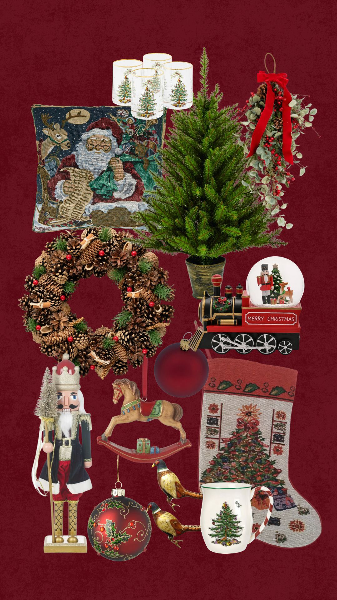 #AD My traditional festive selects from Wayfair 🤎 Cosy, Ralph Lauren inspired Christmas 🎄  

 #LTKwinter #LTKfestive #LTKeurope