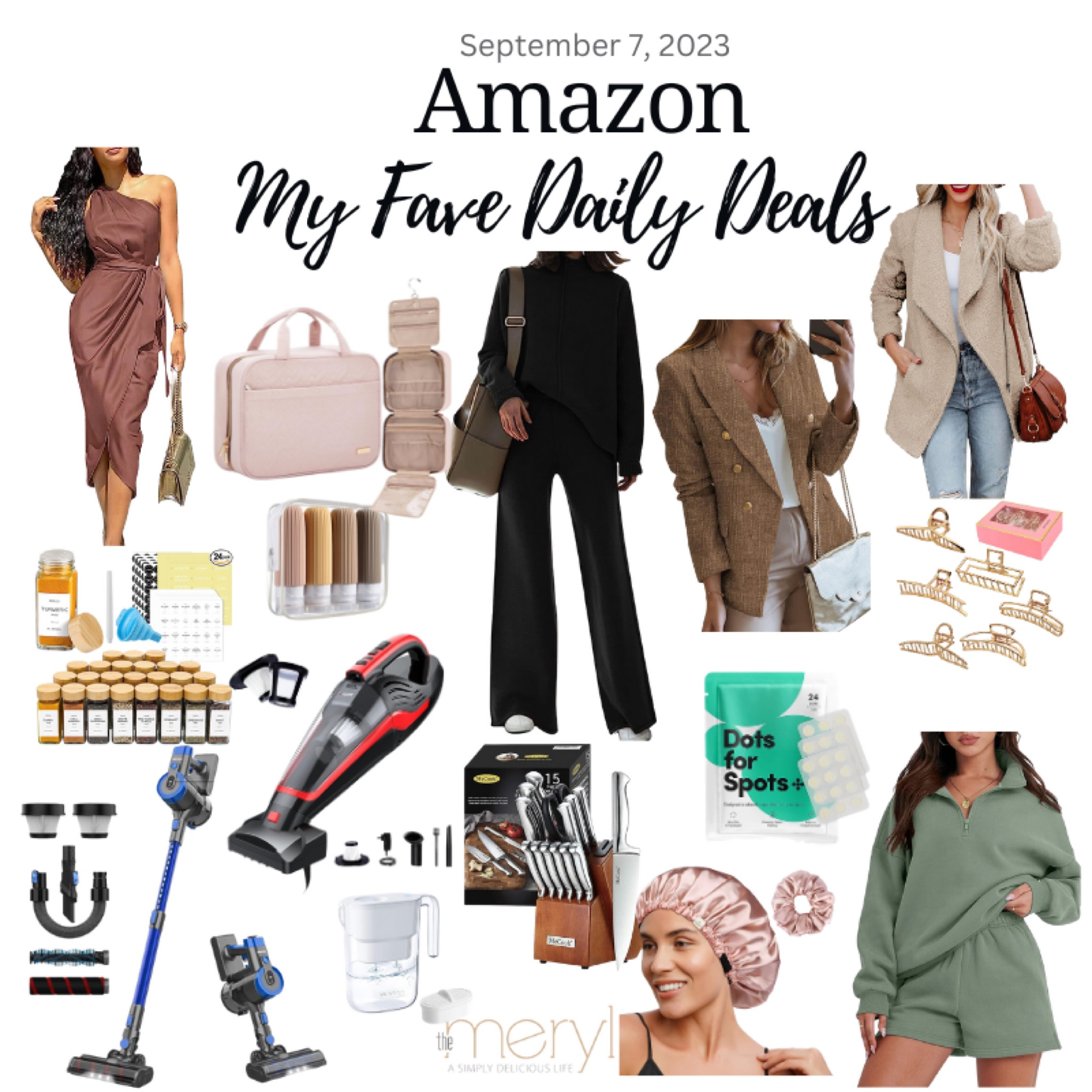 Amazon Deals 9.7.23
Boucle Jacket Tweed Blazer Satin Dress Matching Lounge Set Hand Vacuum Knife Set Spice Jars Water Filter Pimple Patches Hair Claw Clips Toiletry Case TSA Toiletry Cases 

#LTKhome #LTKstyletip #LTKunder50