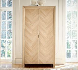 Blair Herringbone Tall Storage Cabinet (42") | Pottery Barn (US)