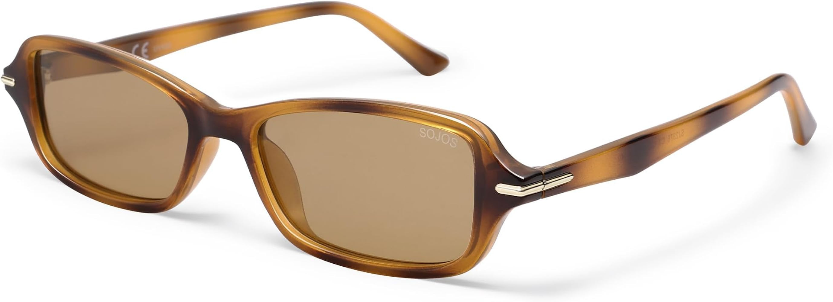 SOJOS Trendy Polarized Petite Rectangle Sunglasses Womens Mens Retro Skinny 90s Y2K Thin Shades S... | Amazon (US)
