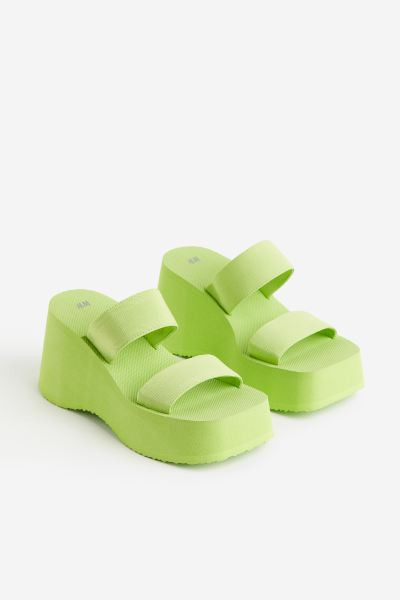 Wedge-heeled Mules | H&M (US + CA)