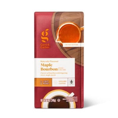 Naturally Flavored Maple Bourbon Light Roast Ground Coffee - 12oz - Good & Gather™ | Target