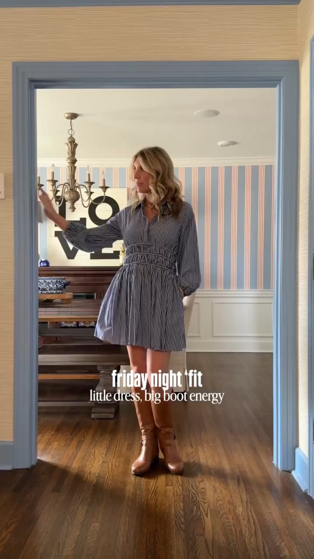 It’s Friday night and that means dinner at the (country) club (we are creatures of habit, I’m telling you). 

It’s a bit warmer, so I pulled out one of my favorite spring/summer dresses I bought in Oxford, MS a couple of summers ago. I paired it with my go-to riding boots since it is, after all, still winter for a few more days. 

Happy Friday!

#dinneroutfit #over40style