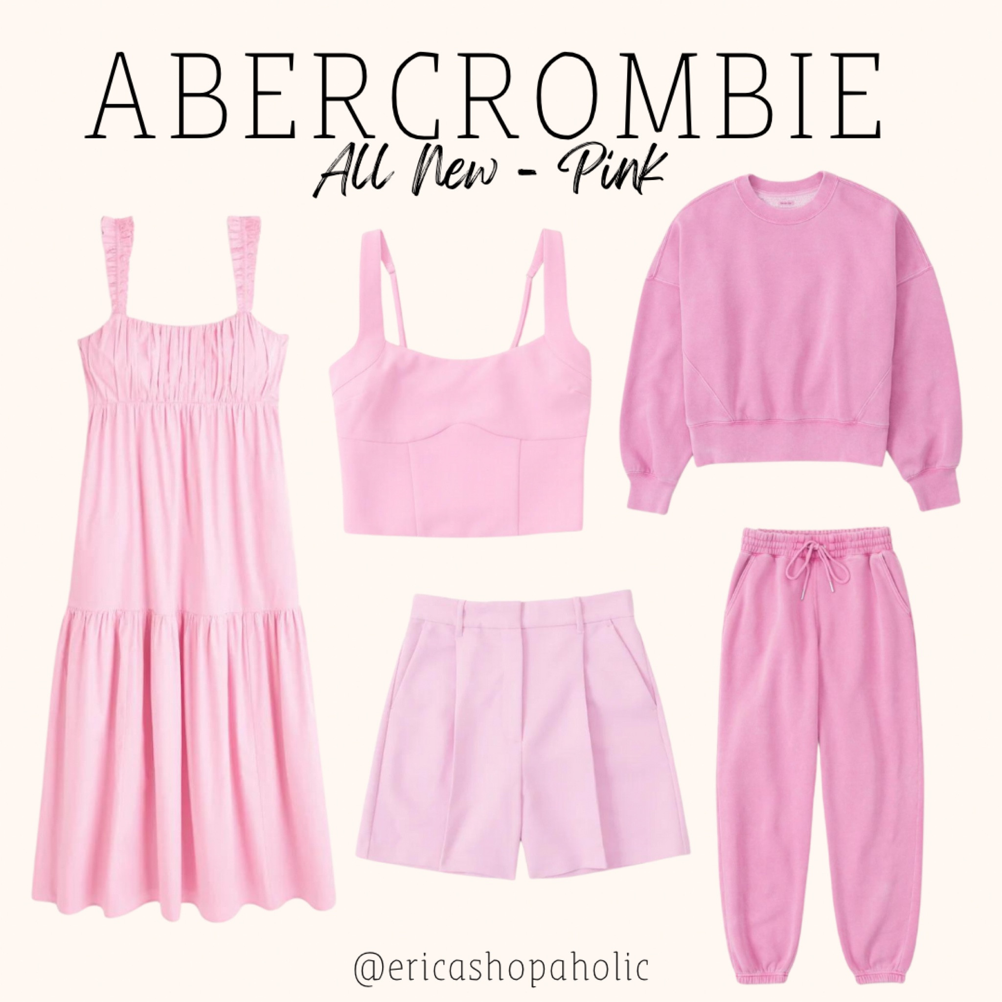 NEW Abercrombie - All pink! #ruffle #new #abercrombie #pink #blue #dresses #longdress #spring #maxi #springfashion #sale #onsale #springdresses #shorts #croptop #lounge #cozy #sunday #pajamas 

#LTKstyletip #LTKFind #LTKfit