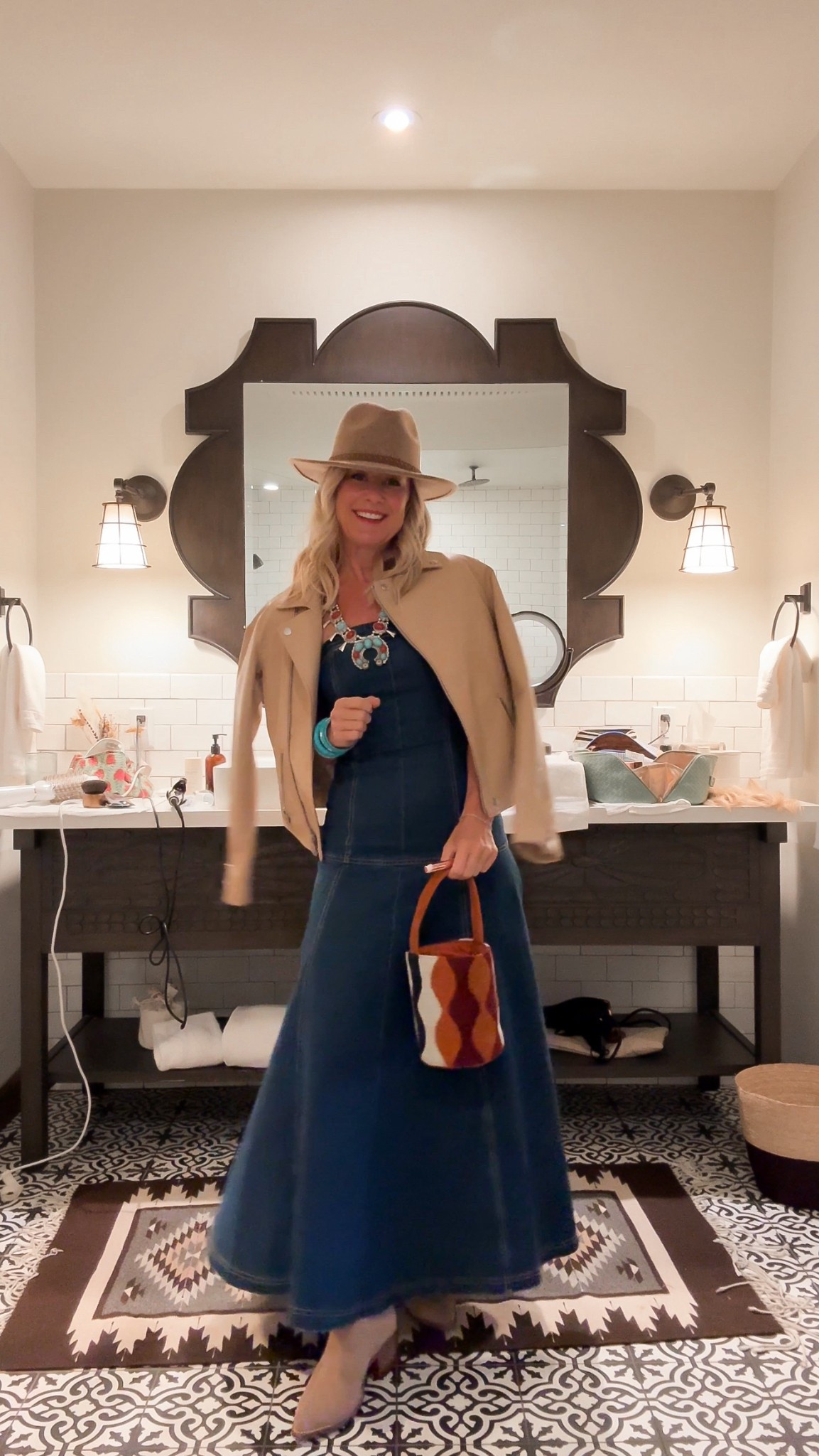 The cutest denim dress for so many fun occasions!! Concerts, western or cowboy theme! I’m in an xs 

#LTKTravel #LTKOver40