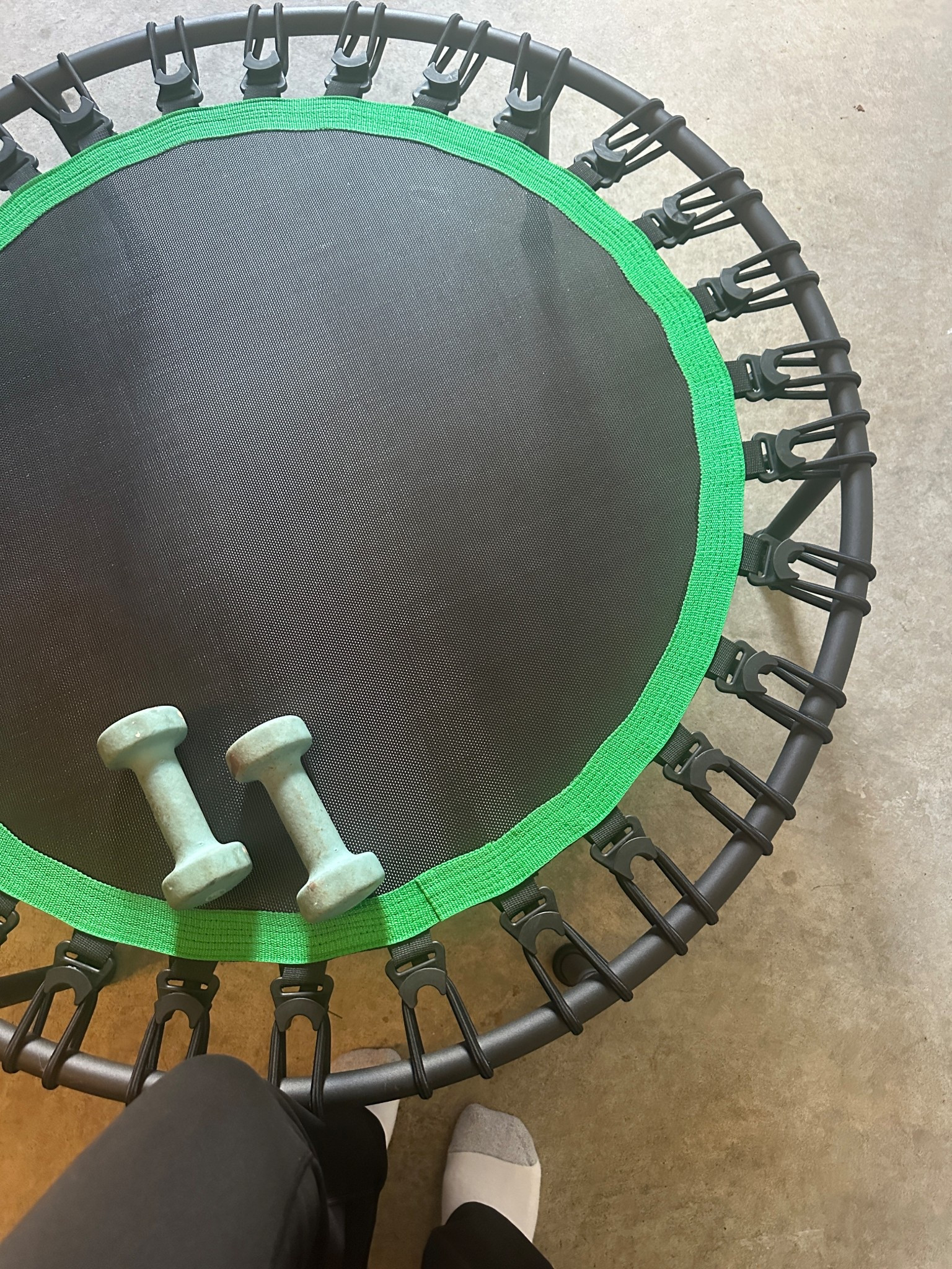 Linking a close match to the mini trampoline that I use for rebounding to help improve my health and lymphatic system flow. 

#LTKmorningroutine #LTKfitnessgoals #LTKselfcare
