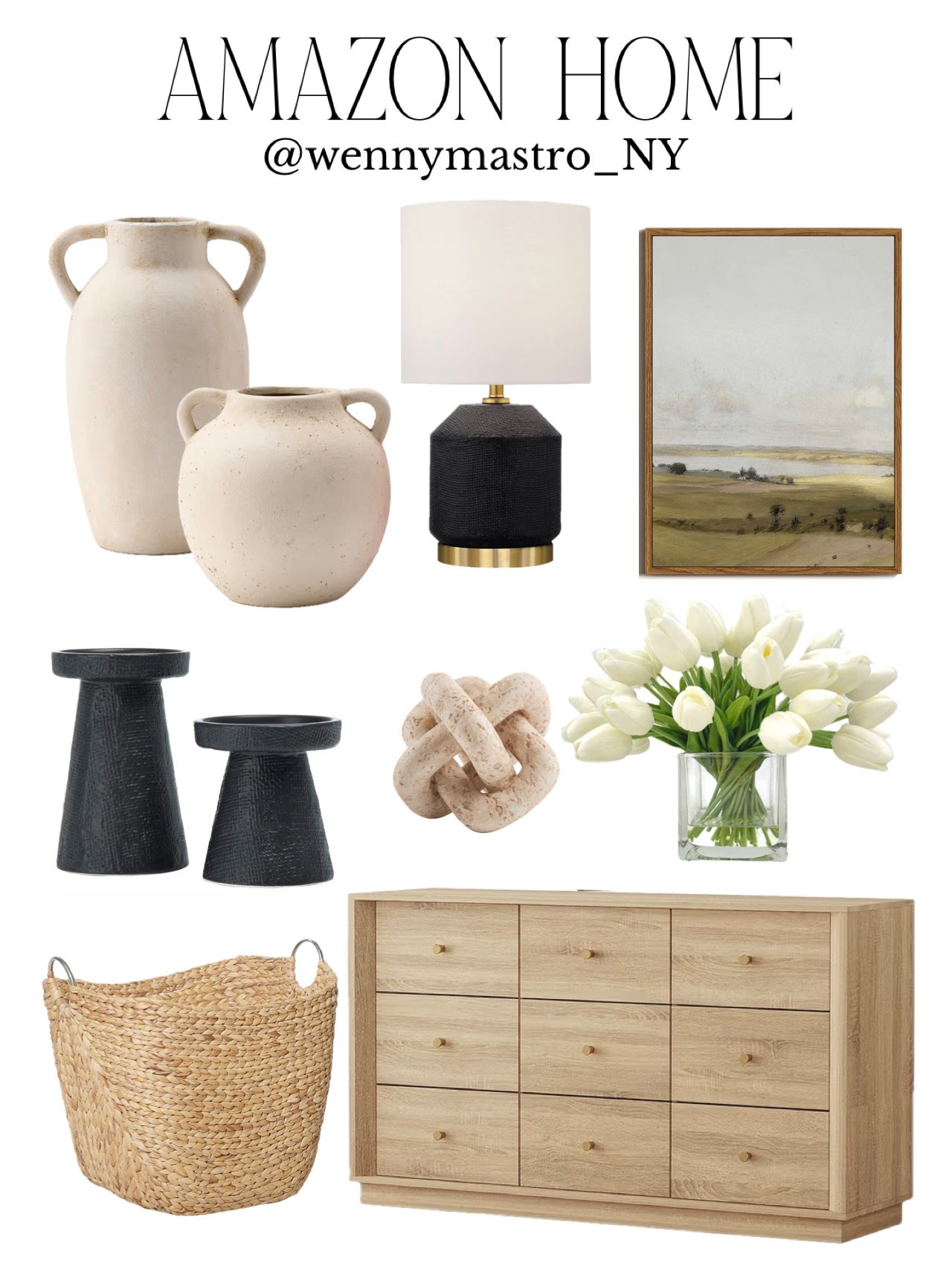 It’s all about the details. Mixing light wood tones with bold black accents to create the perfect high-contrast, neutral vibe.

#LTKHome
