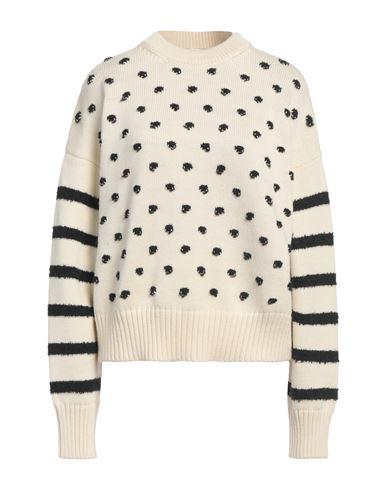 Alysi Woman Sweater Cream Size XS Wool, Alpaca wool, Acrylic, Polyamide | YOOX (US)