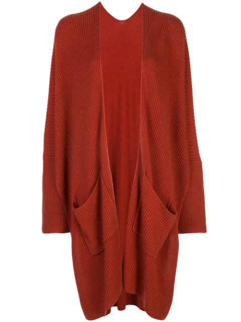 how to wear orange cardigan