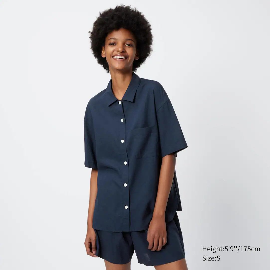 Pigiama Misto Lino Maniche Corte | Uniqlo IT