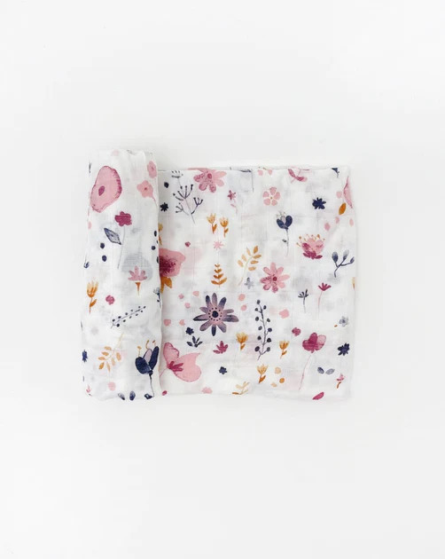 Deluxe Muslin Swaddle Blanket - Fairy Gardens | Little Unicorn