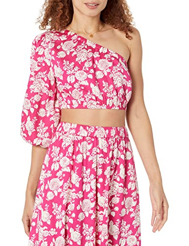 The Drop Women's Anupa Cotton One Shoulder Cropped Top | Amazon (US)