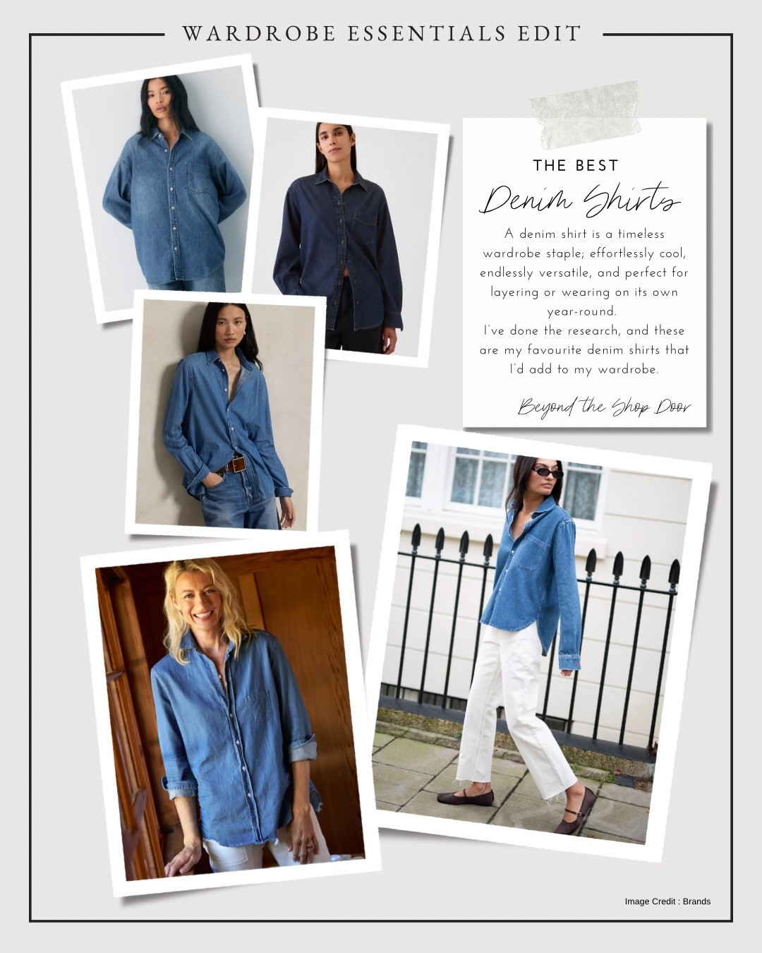 The Best Denim Shirts for an Effortless Style. - Wardrobe Essentials Edit

A denim shirt is a timeless wardrobe staple; effortlessly cool, endlessly versatile, and perfect for a pared back style, be it layering or wearing on its own year-round.

I’ve done the research, and these are my favourite denim shirts that I’d add to my wardrobe.

#LTKOver40 #LTKStyleTip