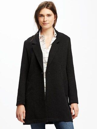 Textured-Bouclé Everyday Coat for Women | Old Navy US